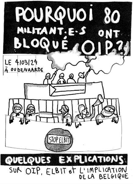 Stop Elbit Flyer Preview