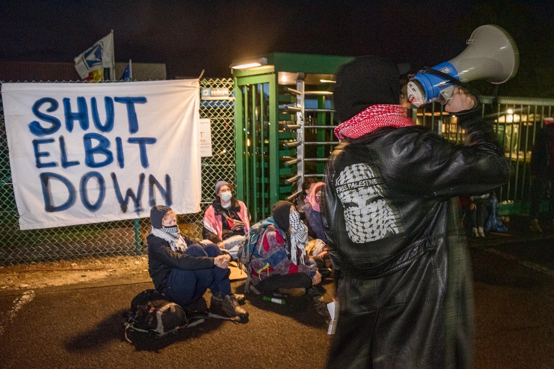 Protest crowd